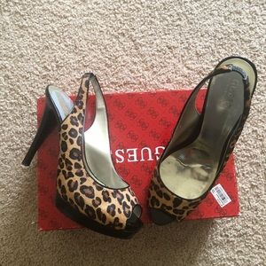 Leopard High Heel Shoe